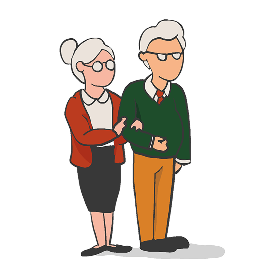 Elderly couple