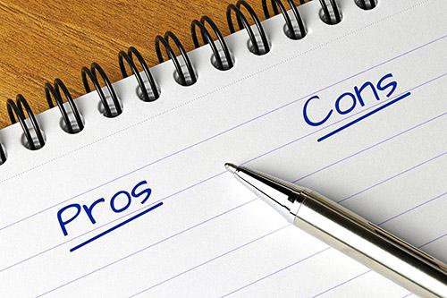 Pros and cons