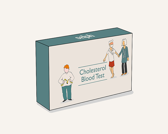 Cholesterol Blood Test Box