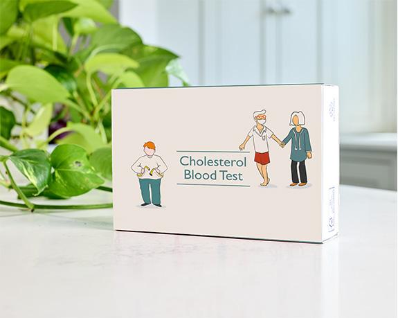 Cholesterol Blood Test Box