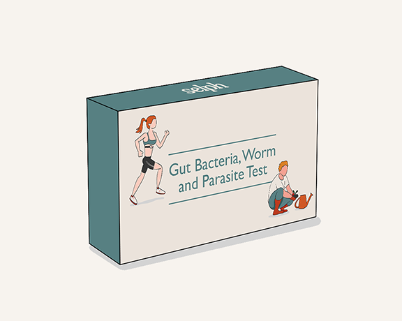 Gut Bacteria, Worm and Parasite Test Box