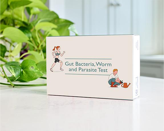 Gut Bacteria, Worm and Parasite Test Box