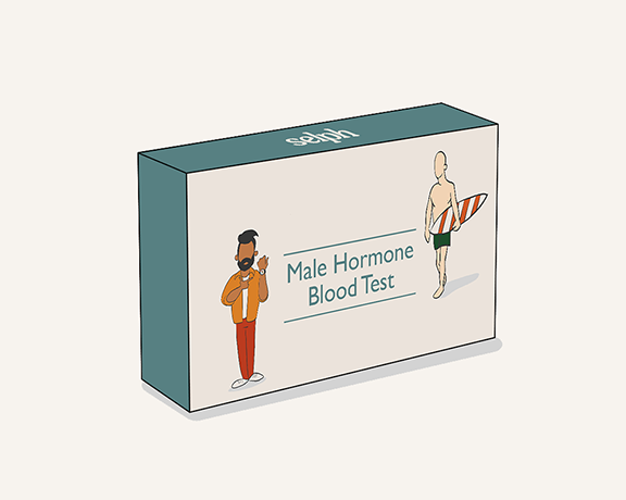 Male Hormone Blood Test Box