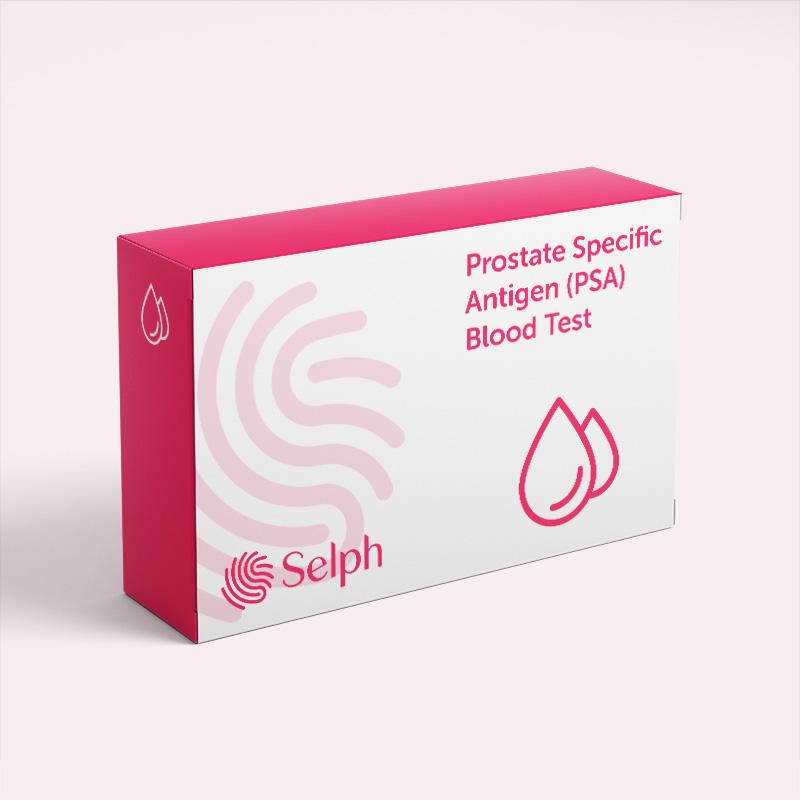 A PSA blood test kit