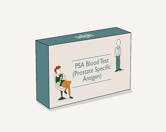 Prostate specific antigen (PSA) Blood Test Box
